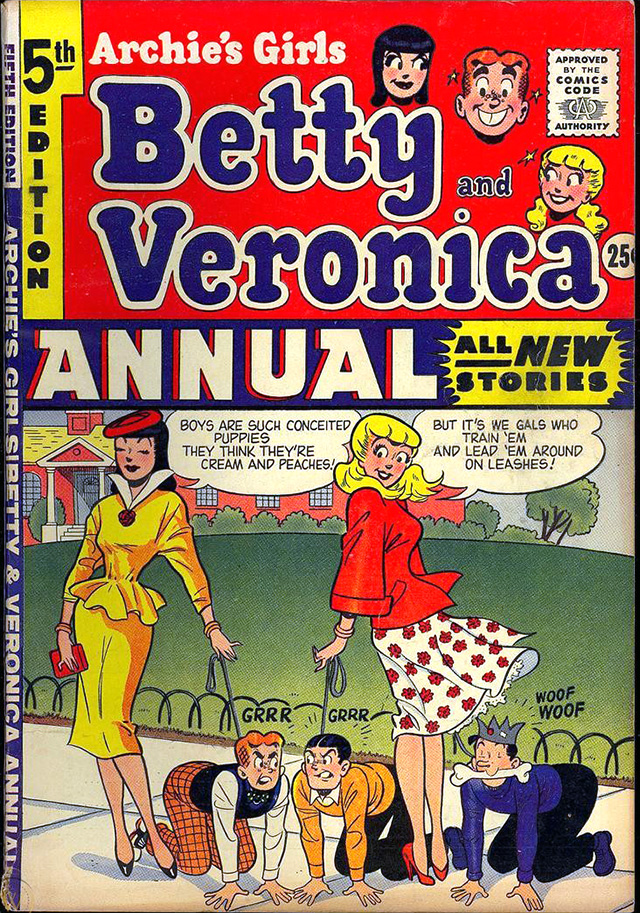 1950s Bondage Sex Cartoons - Betty and Veronica - 1950s American Comic - Mistress Sidonia's Femdom  BlogMistress Sidonia's Femdom Blog