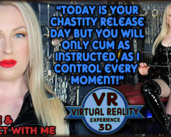 Chastity Release JOI - VR