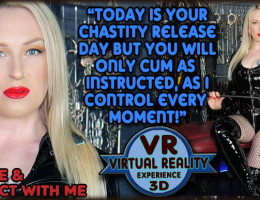 Chastity Release JOI - VR