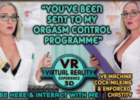 Machine Milked Into Chastity - VR